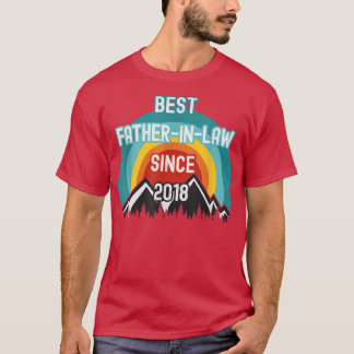 Gift For FatherInLaw, Best FatherInLaw Since 2018  T Shirt
