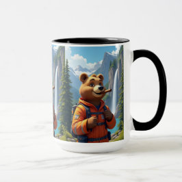Gift for First Responders, Bear Älskare & Äventyr Mugg