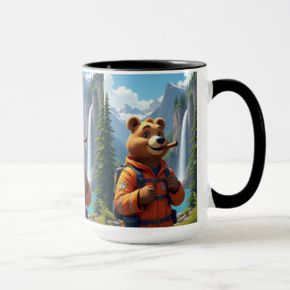 Gift for First Responders, Bear Älskare & Äventyr Mugg