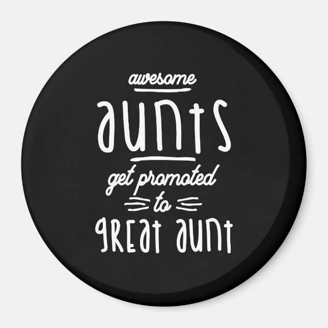 Gift för första gången Underbara Moster - Underbar Magnet (Framsidan)