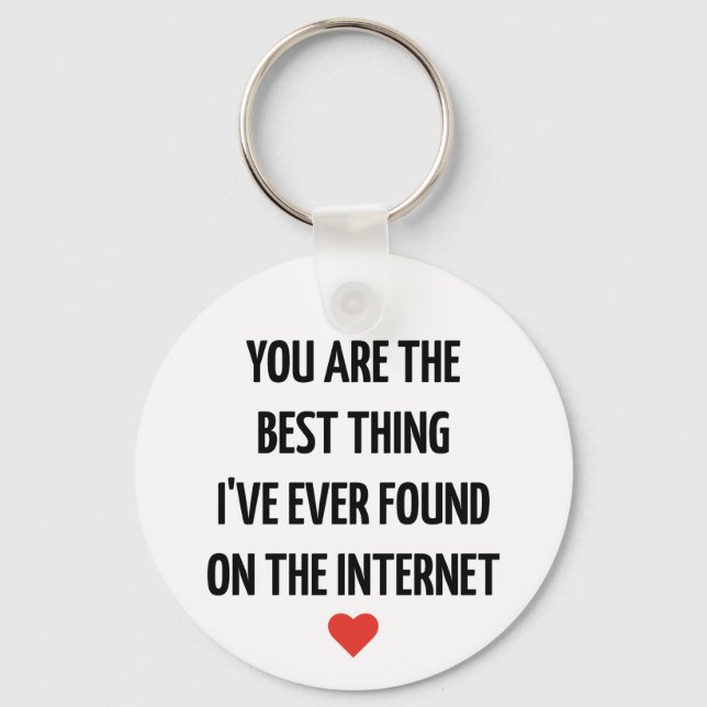 Gift for Friends, Couple Keychain Nyckelring (Framsida)