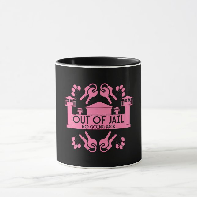 Gift för frigivning av fripassagerare utanför fäng mugg (Center)