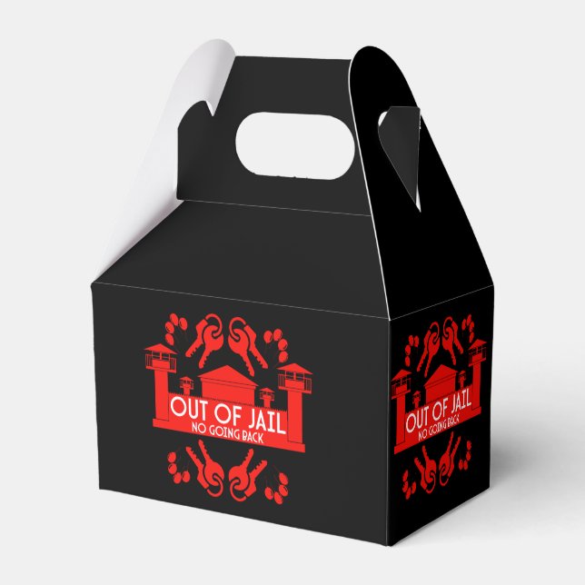 Gift för frigivning av fripassagerare utanför fäng presentaskar (Framsidan Sidan)