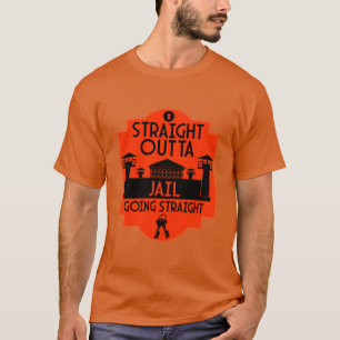 Gift för frigivning av fripassagerare utanför fäng t shirt