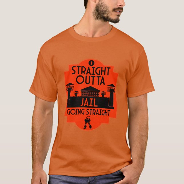 Gift för frigivning av fripassagerare utanför fäng t shirt (Framsida)