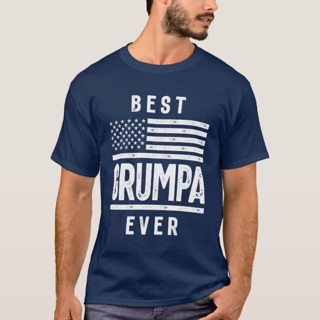 Gift for Grumpa | Best Grumpa T Shirt (Framsida)