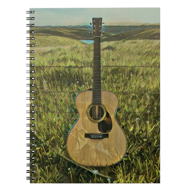 Gift för guitaristisk pojkvän anteckningsbok (Framsidan)