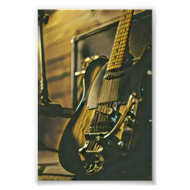 Gift för guitaristisk pojkvän fototryck (Framsidan)