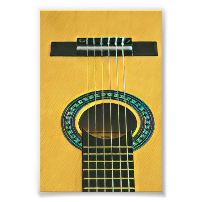 Gift för guitaristisk pojkvän fototryck (Framsidan)