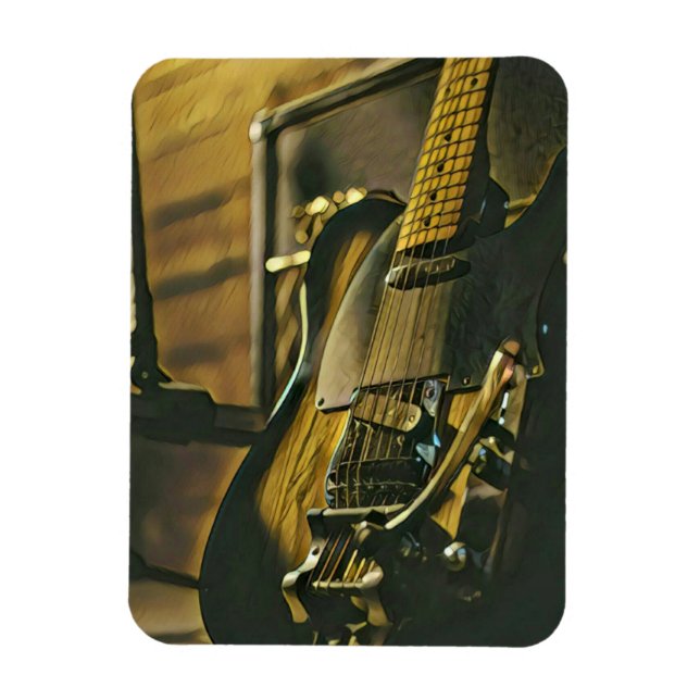 Gift för guitaristisk pojkvän magnet (Vertikal)