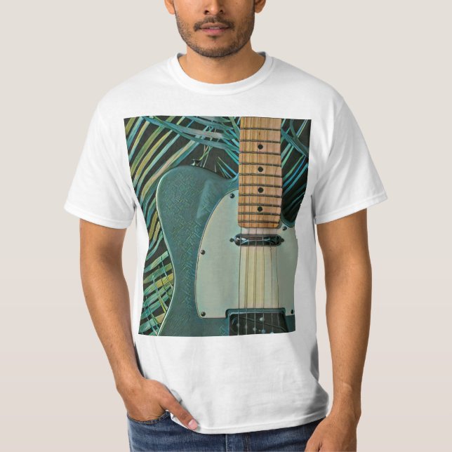 Gift för guitaristisk pojkvän t shirt (Framsida)
