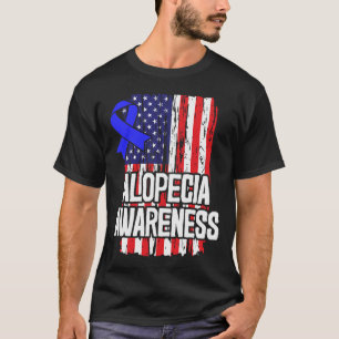 Gift för Hair Loss Patienter Spot Balness Awarenes T Shirt