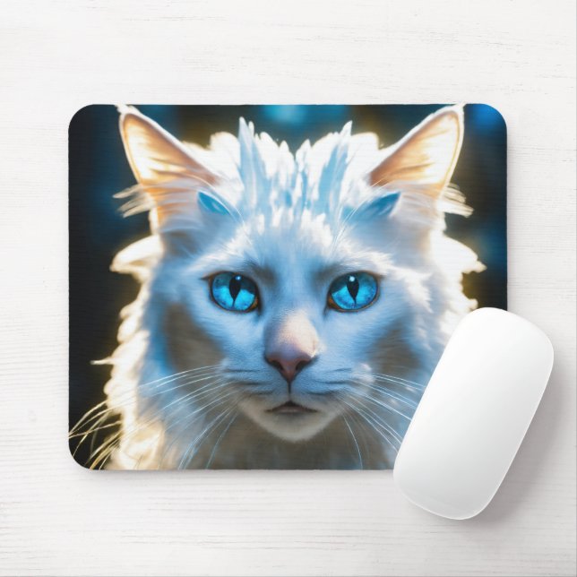 Gift för Haronns moderna CuteCat Grid-musmatta Musmatta (Med mus)