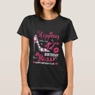 Gift för henne 42:a födelsedagen Kvinnor 42:a T Shirt