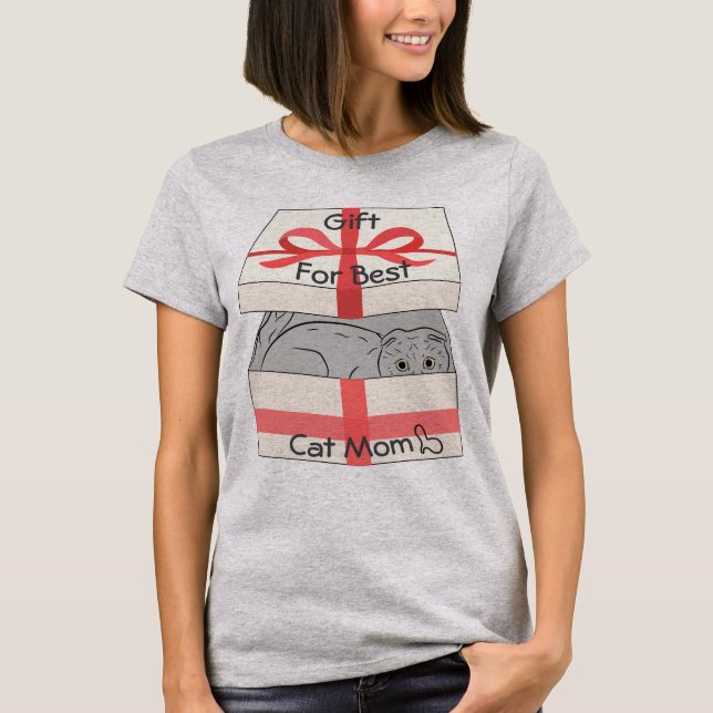 Gift för Kat Mamma Women's T Shirt (Framsida)