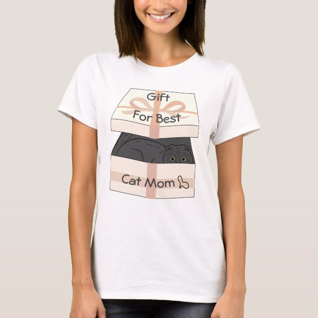 Gift för Kat Mamma Women's T Shirt (Framsida)