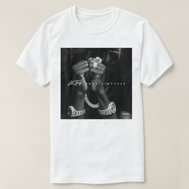 Gift för kvinnor - Amerikanska Lil Rapper Tjay Sin T Shirt (Design framsida)