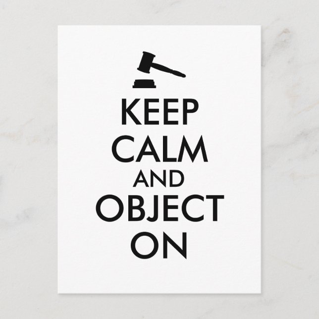 Gift for Lawyer Attorney domare Law Student eller  Vykort (Framsida)