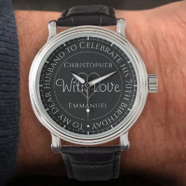 Gift för Make på hans 70:e födelsedag Armbandsur