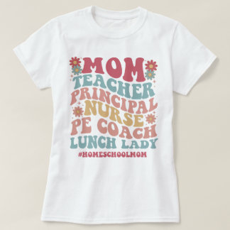 Gift för Mamma Charlotte Mason Groovy Homeschool M T Shirt