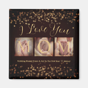 Gift för Mamma Gott nytt år Magnet