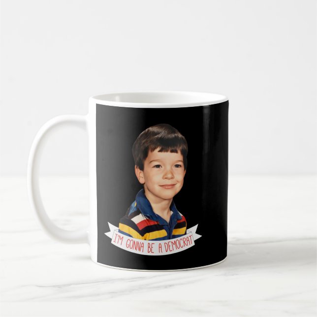 Gift För manar Baby John Mulaney - jag ska bli en  Kaffemugg (Vänster)