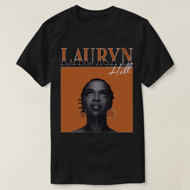 Gift För manar Singer Lauryn Songwriter Hil Fantas T Shirt (Design framsida)