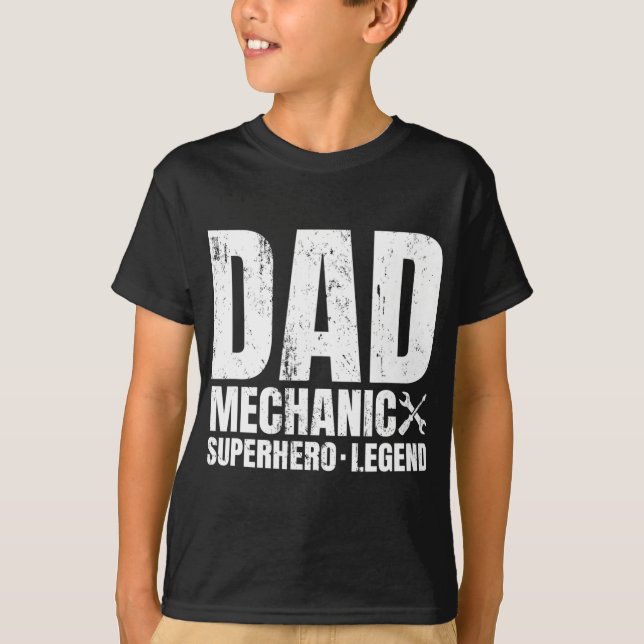 Gift för Mechanic Pappa från dottern - den ynkliga T Shirt (Framsida)