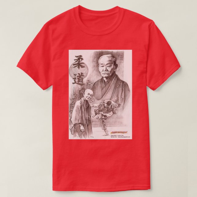 Gift For Men Karate Judo Jigoro Kano T Shirt (Design framsida)