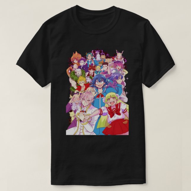 Gift For Men Mairimashita Iruma Teams Outro Welcom T Shirt (Design framsida)