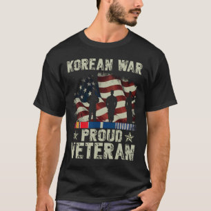 Gift för militär Manar Women Proud Koreanska Krig  T Shirt
