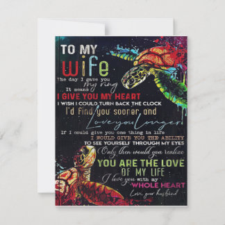 Gift för min fru | Brev för din fru | Inbjudningar