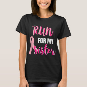 Gift för min syster Manar Women Par Breast Cancer T Shirt
