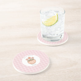 Gift For Mom,Best Mom Ever,Pink Checkered Underlägg