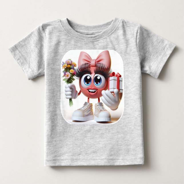  Gift for Mom, Emoji, by Natasha Us   T Shirt (Framsida)