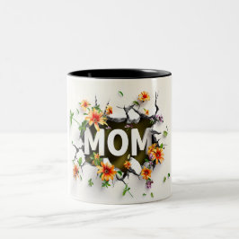 Gift for Mom for Mother's Day or Birthday Gift Två-Tonad Mugg
