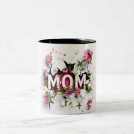 Gift for Mom for Mother's Day or Birthday Gift Två-Tonad Mugg