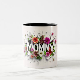Gift for Mom for Mother's Day or Birthday Gift Två-Tonad Mugg