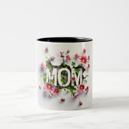 Gift for Mom for Mother's Day or Birthday Gift Två-Tonad Mugg