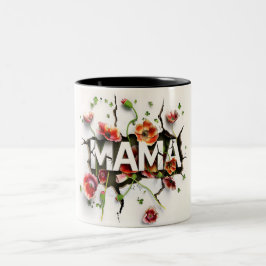 Gift for Mom for Mother's Day or Birthday Gift Två-Tonad Mugg