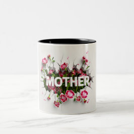 Gift for Mom for Mother's Day or Birthday Gift Två-Tonad Mugg