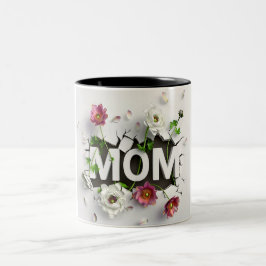 Gift for Mom for Mother's Day or Birthday Gift Två-Tonad Mugg