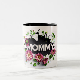Gift for Mom for Mother's Day or Birthday Gift Två-Tonad Mugg