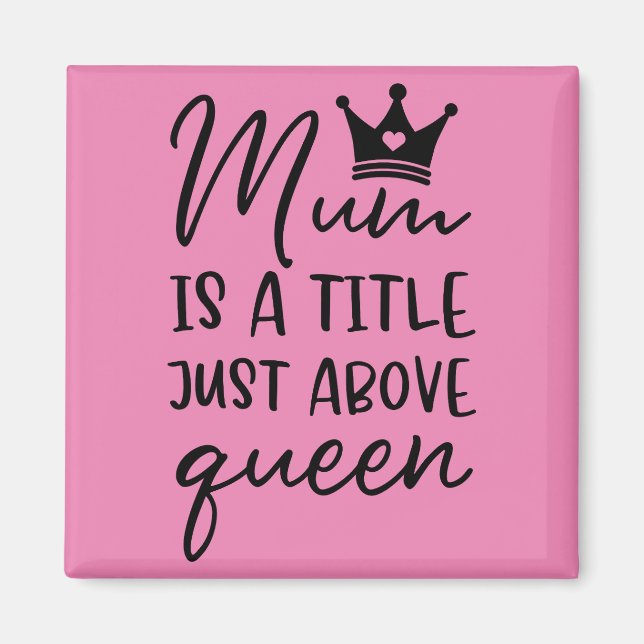 Gift for Morsa; morsa födelsedag; mors dag Magnet (Framsidan)