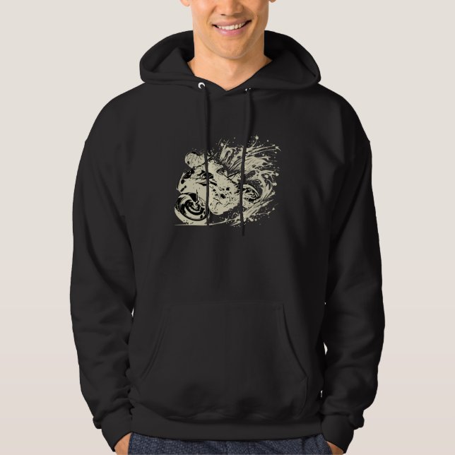 Gift for motorcyclists, motorcycles 1 hoodie (Framsida)