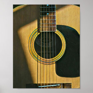Gift för musiker Guitarist Poster