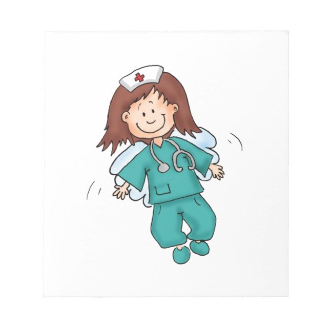 Gift for Nurses - Anpassa med ditt namn Anteckningsblock (Framsida)