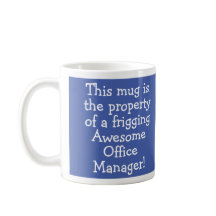 Gift för Office Manager-kaffe Mugg