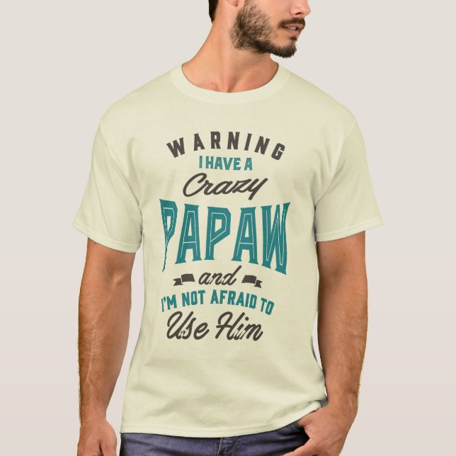 Gift for Papaw T Shirt (Framsida)