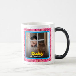 Gift for Pappa - Anpassningsbar Photo Fars dag Pre Magisk Mugg
